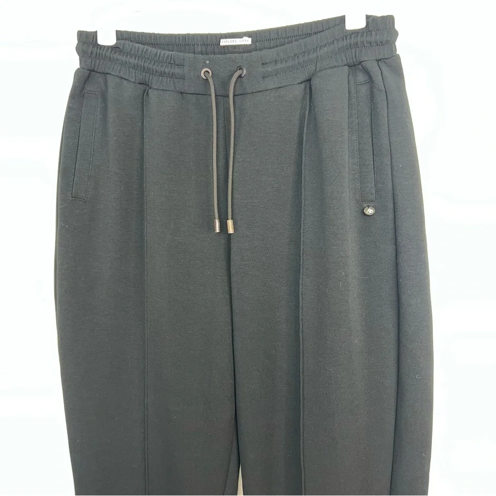 Scotch & Soda Black Jogger Pants Women’s Size Small Tapered Minimalist Comfort